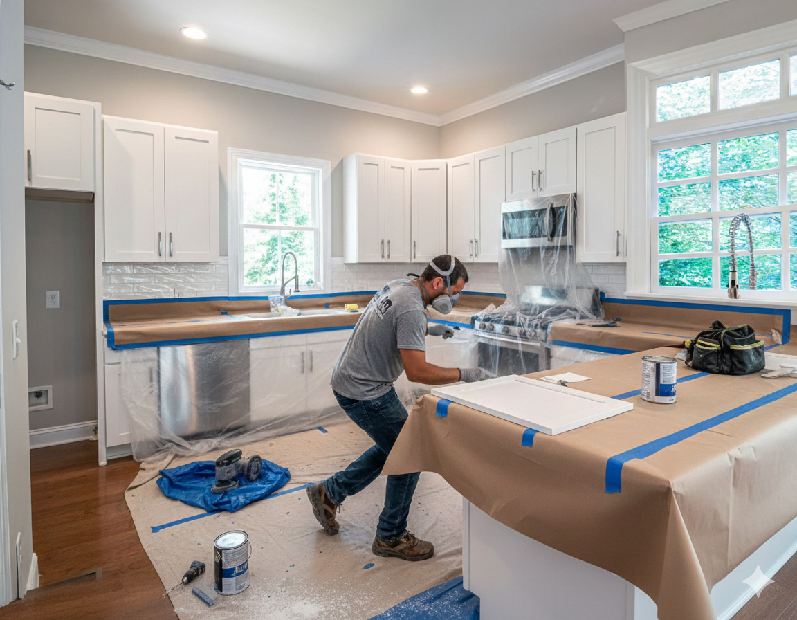 Cabinet Painting and Refinishing